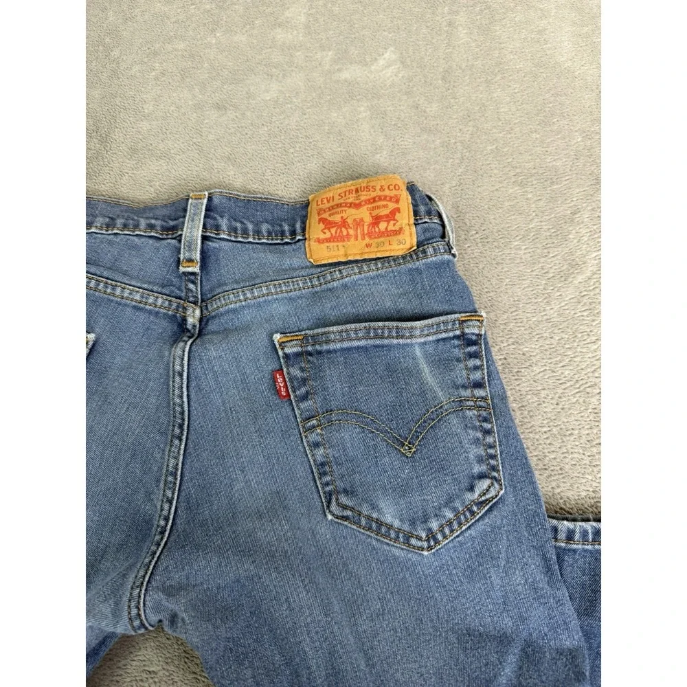 Levi's 511 Slim Straight Jeans Men's Size 30X30 Blue